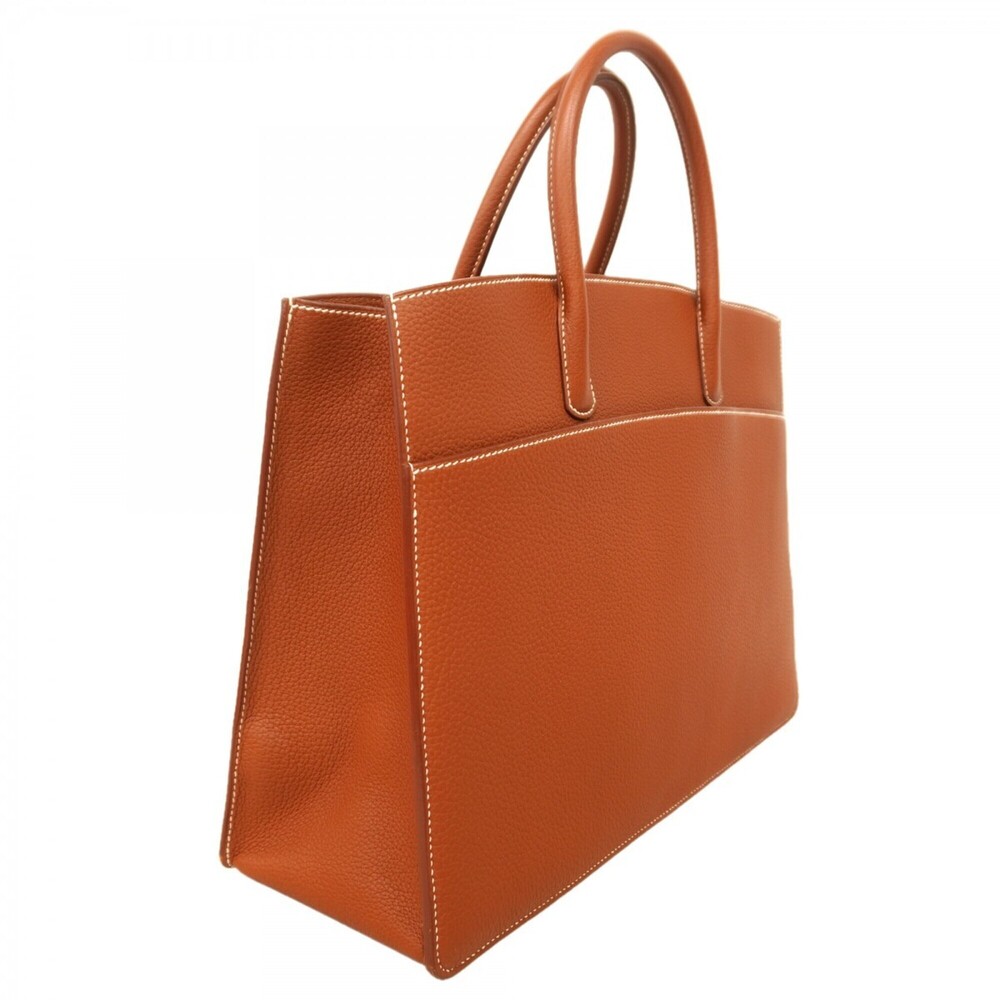 Hermes Whitebus GM Tote Bag, Fjord Noisette, □E stamp, Men's/Women's, P2710803 - Picture 2 of 10